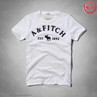 heren abercrombie and fitch korte tees est 1892 moose logo wit zwart Shop Arnhem v87fd902